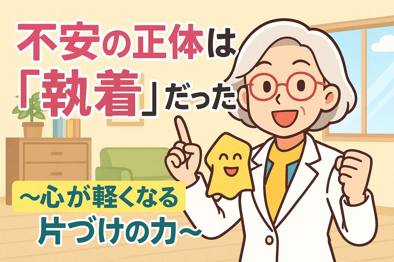 不安の正体は「執着」だった？〜心が軽くなる片づけの力〜