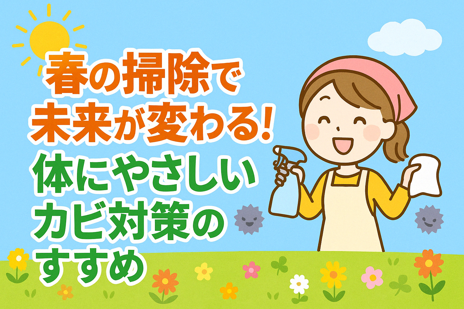 春の掃除で未来が変わる！体にやさしいカビ対策のすすめ